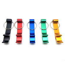 Different colors  Custom Creative  Metal Beer Bottle Opener With Keychain